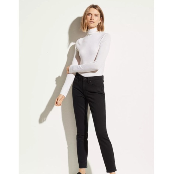 Vince Five Pocket Black Skinny Jeans - Picture 1 of 10